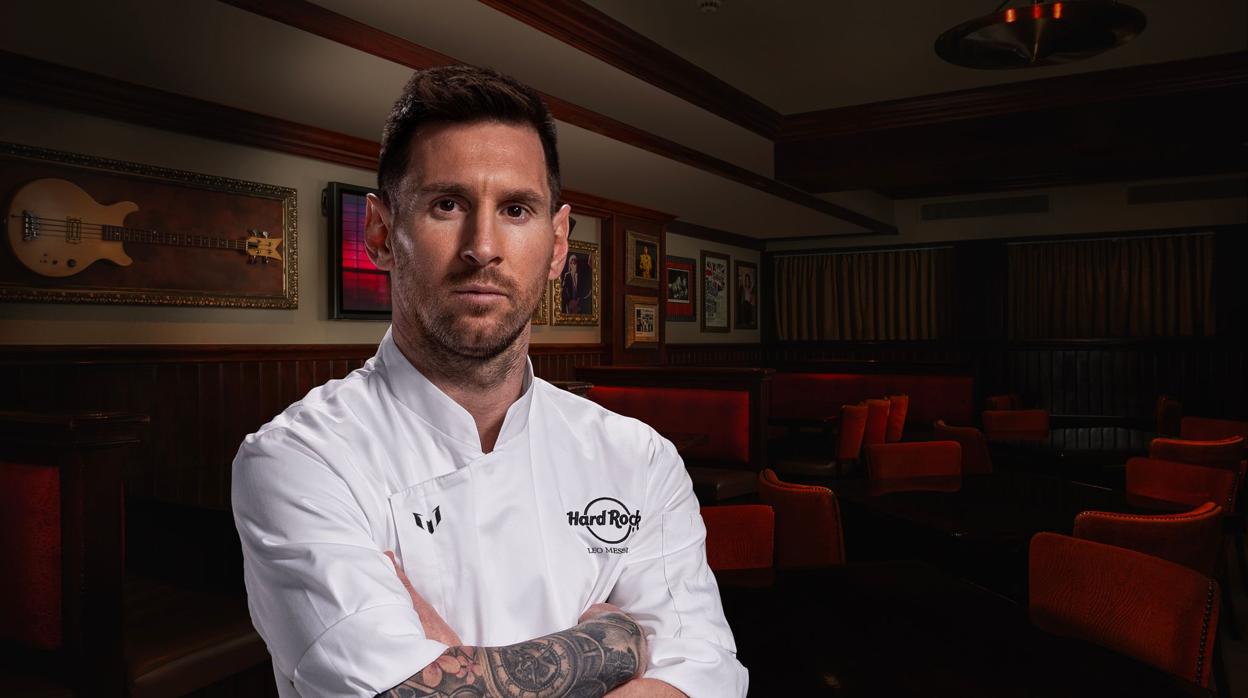 Leo Messi repite como embajador de Hard Rock Café Sevilla con una nueva receta «a la milanesa»
