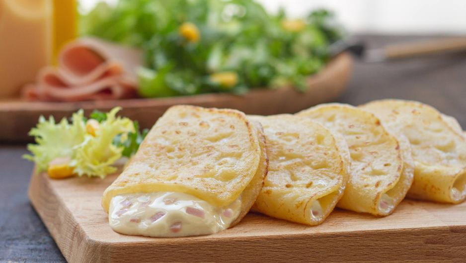 10 recetas de crepes saladas sencillas de preparar y perfectas para tus almuerzos y cenas