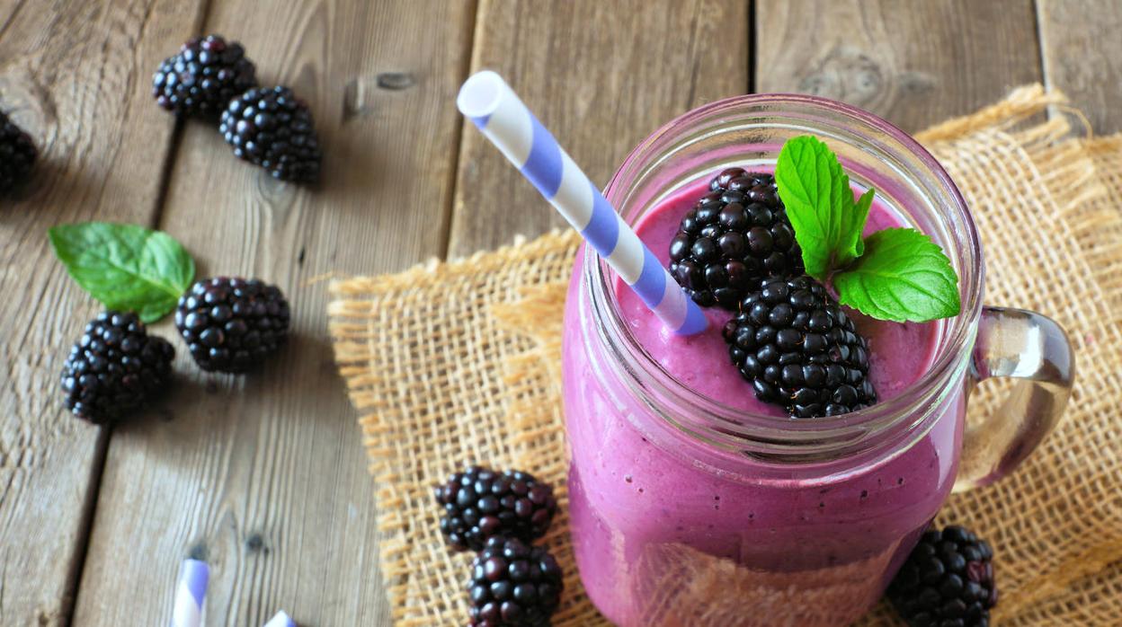 El batido de moras está delicioso y nos aporta numerosos beneficios