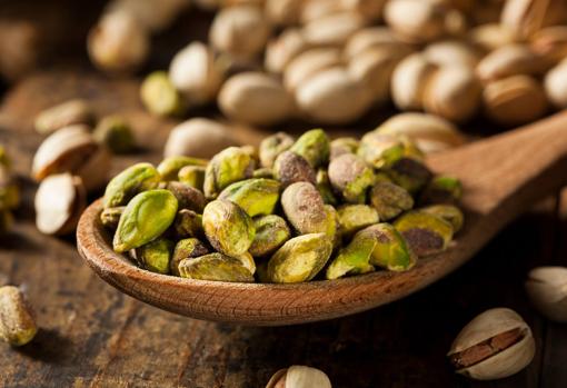 Los pistachos también son ricos en hierro