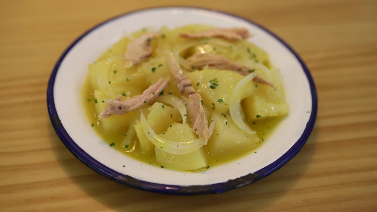 Papas aliñás de Salmedina