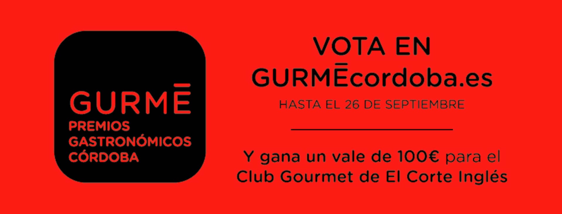 Vuelven los Premios Gurmé: ¡vota hasta el 26 de septiembre!
