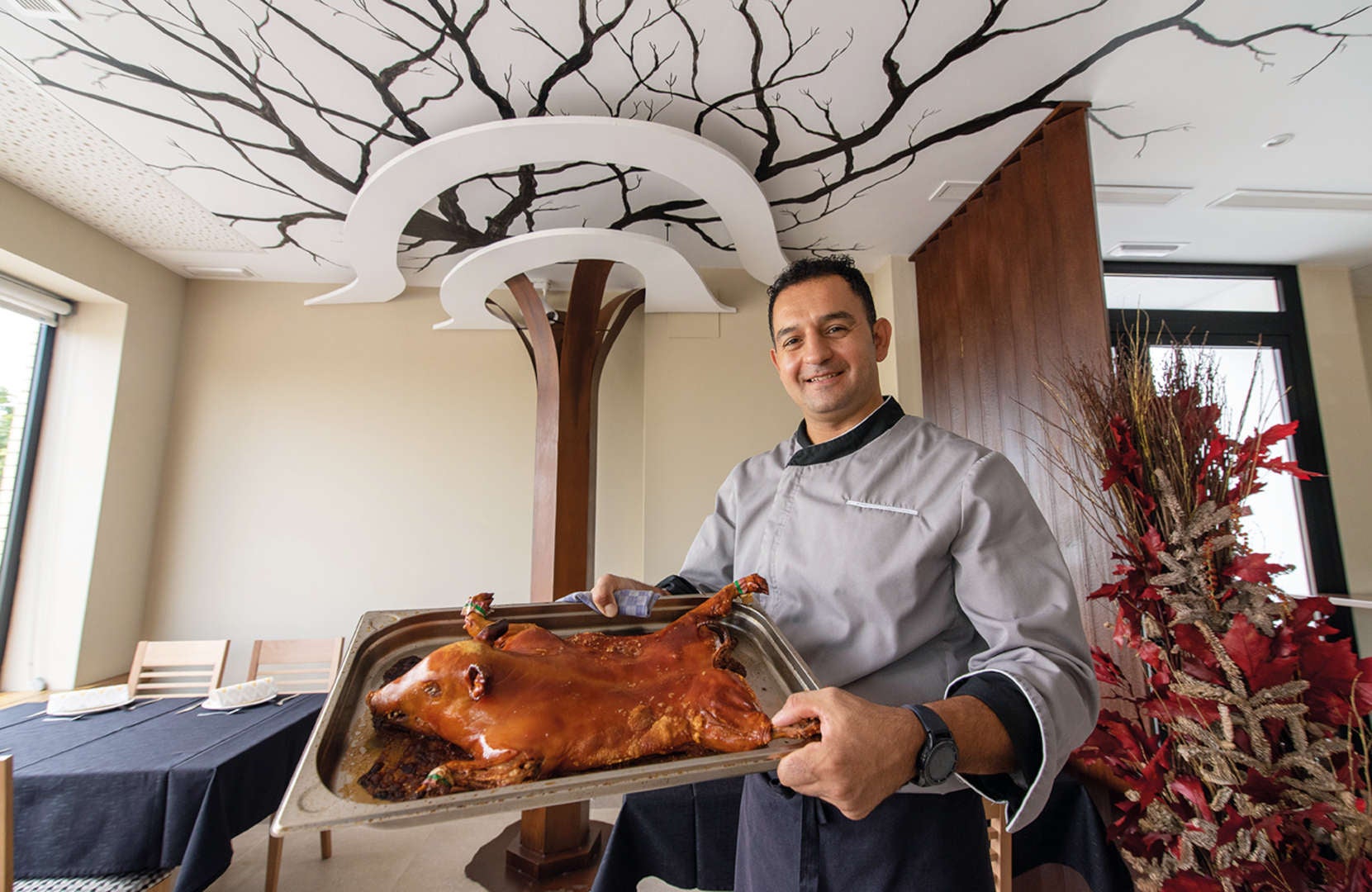 Simo Saber (Restaurante Brote): «Todas las mesas que servimos piden cochinillo»