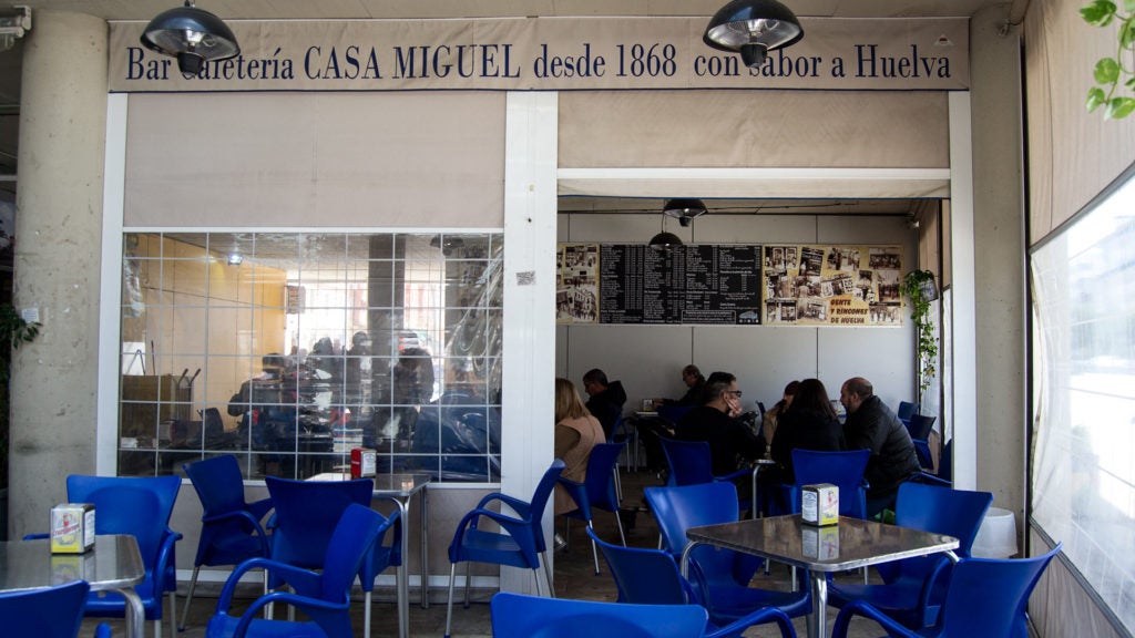 Bar Casa Miguel en Huelva. 