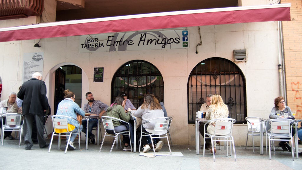 Bar Entre Amigos en Huelva. 