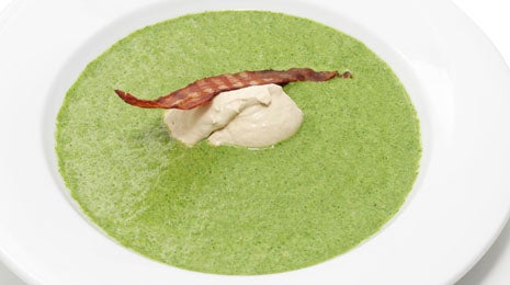 Crema de espinacas
