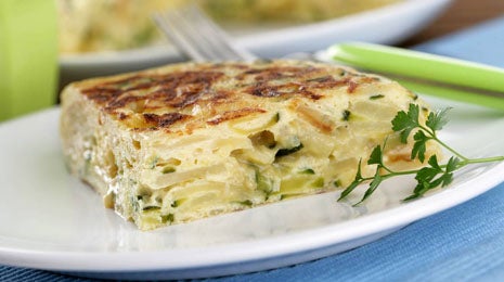 Tortilla de patata y calabacín - Gurmé