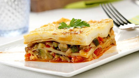 Lasaña de atún y verduras - Gurmé