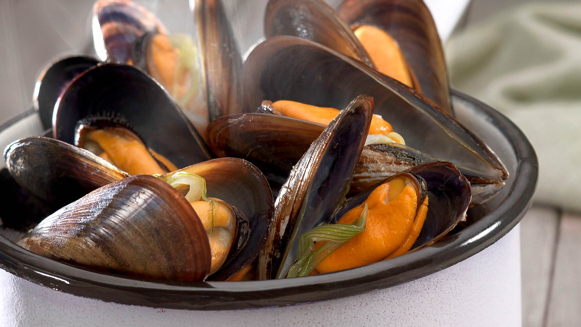Mejillones al vapor - Gurmé