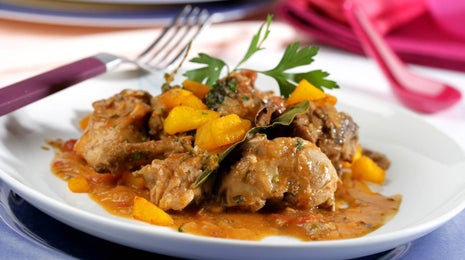 Conejo con boniatos - Gurmé