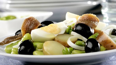 Ensalada de habas con patata