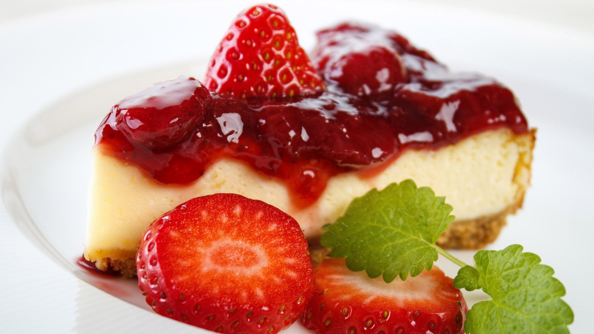 Tarta de queso con fresones - Gurmé