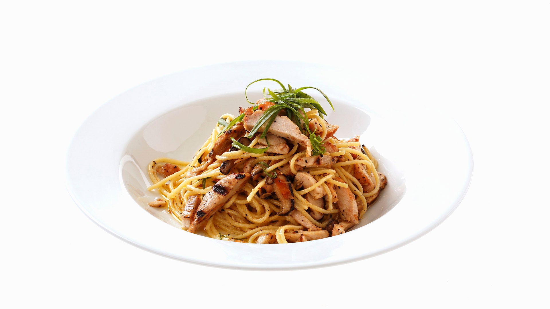 Espaguetis con pollo - Gurmé