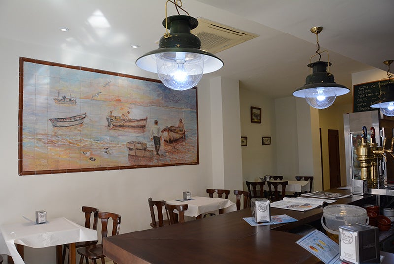 Un banco de peces en Triana 1988. Un banco de peces en Triana