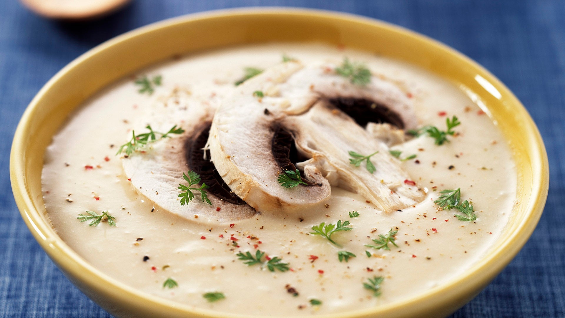 Sopa de castañas y setas - Gurmé