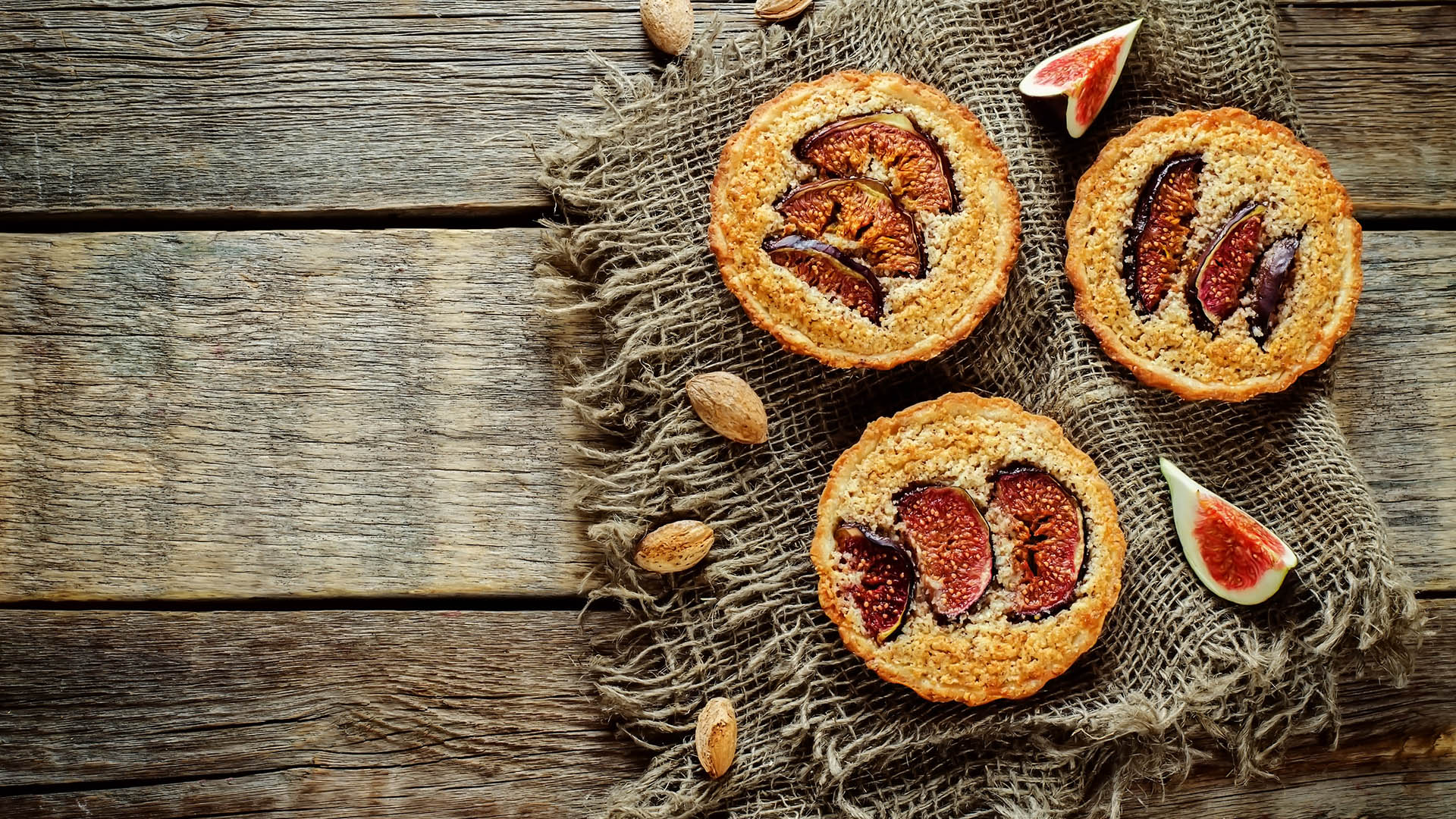 Pastelitos de almendra con higos - Gurmé