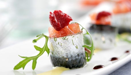 Sardinas maceradas con mango - Gurmé