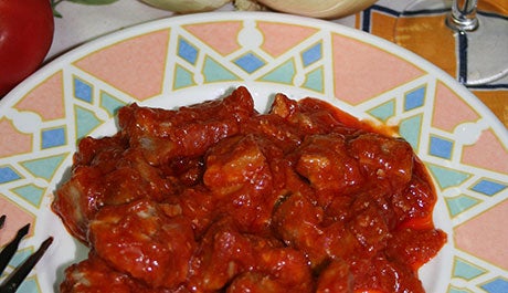 Carne con tomate - Gurmé