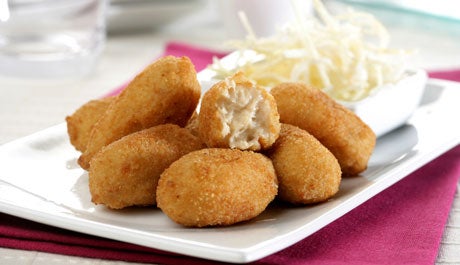 Croquetas de cocido con patatas paja - Gurmé