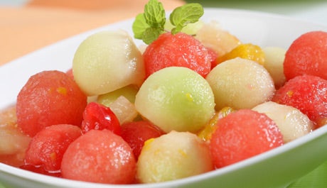Macedonia de sandía y melón - Gurmé