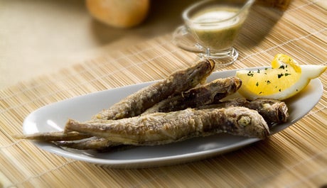 Lirios fritos con salsa de anchoas - Gurmé