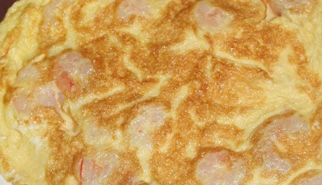 Tortilla de gambas - Gurmé