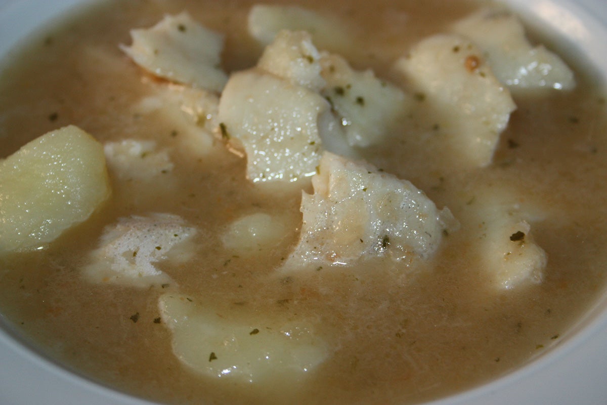 Pescado en blanco - Gurmé