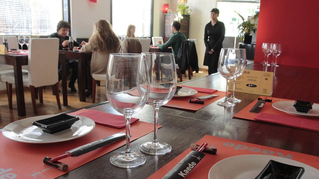 Restaurante japonés Kaede. 