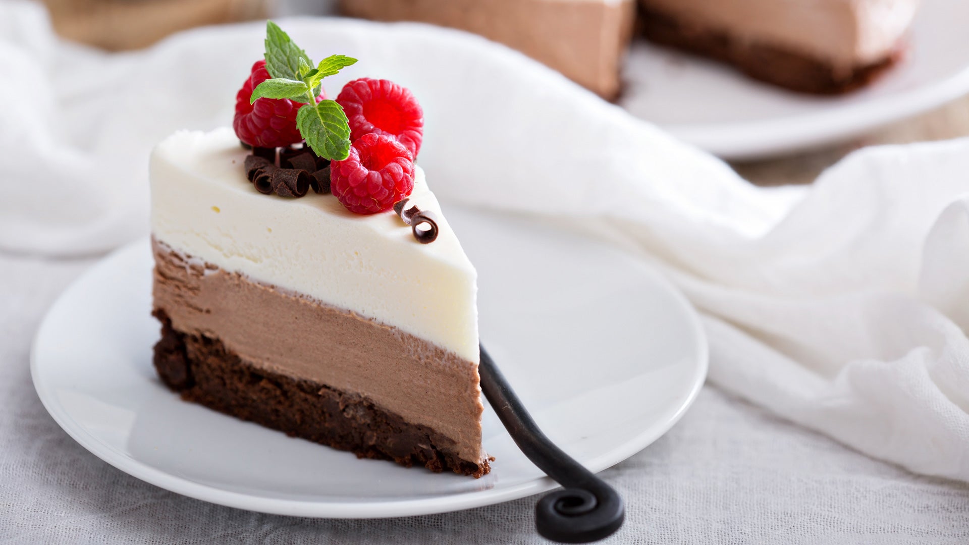 Tarta de tres chocolates - Gurmé