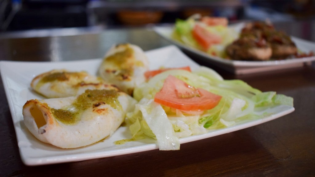 Chipirones a la plancha en La PLazuela. 