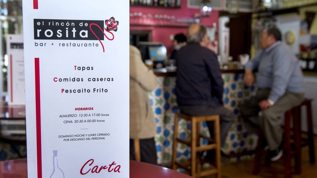 "El rincon de Rosita", en la calle Becquer. Foto: Juan Jose Ubeda.. 