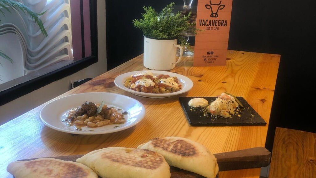 tapas nueva carta vacanegra. 