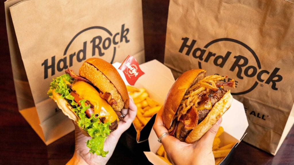 Hamburguesas Hard Rock Cafe. 