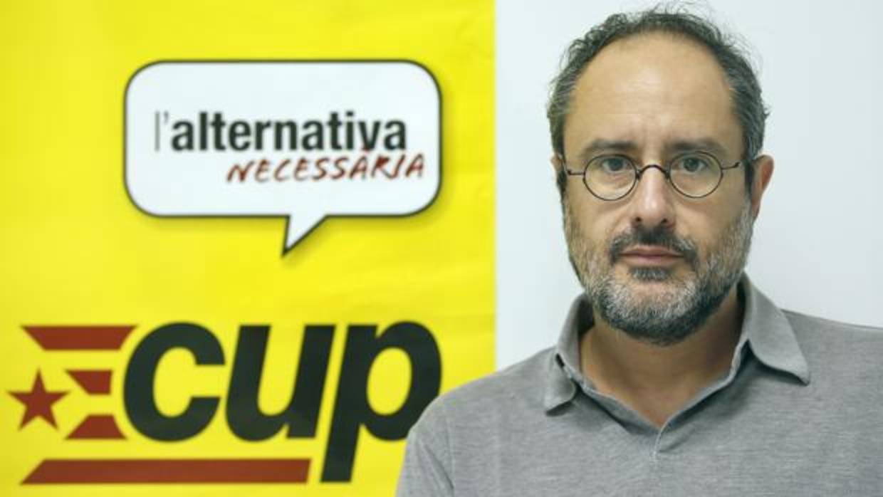 Antonio Baños, líder de la CUP