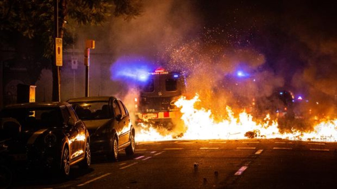 Disturbios de Barcelona