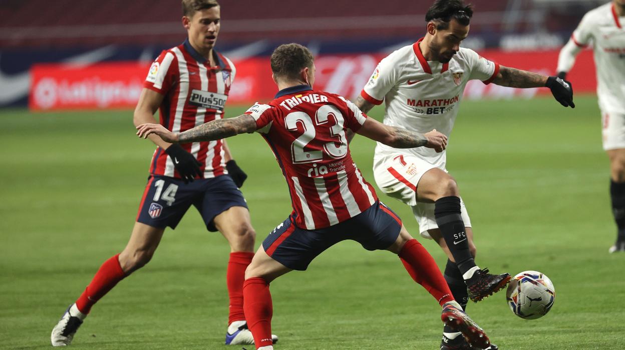 Lance del Atlético de Madrid - Sevilla