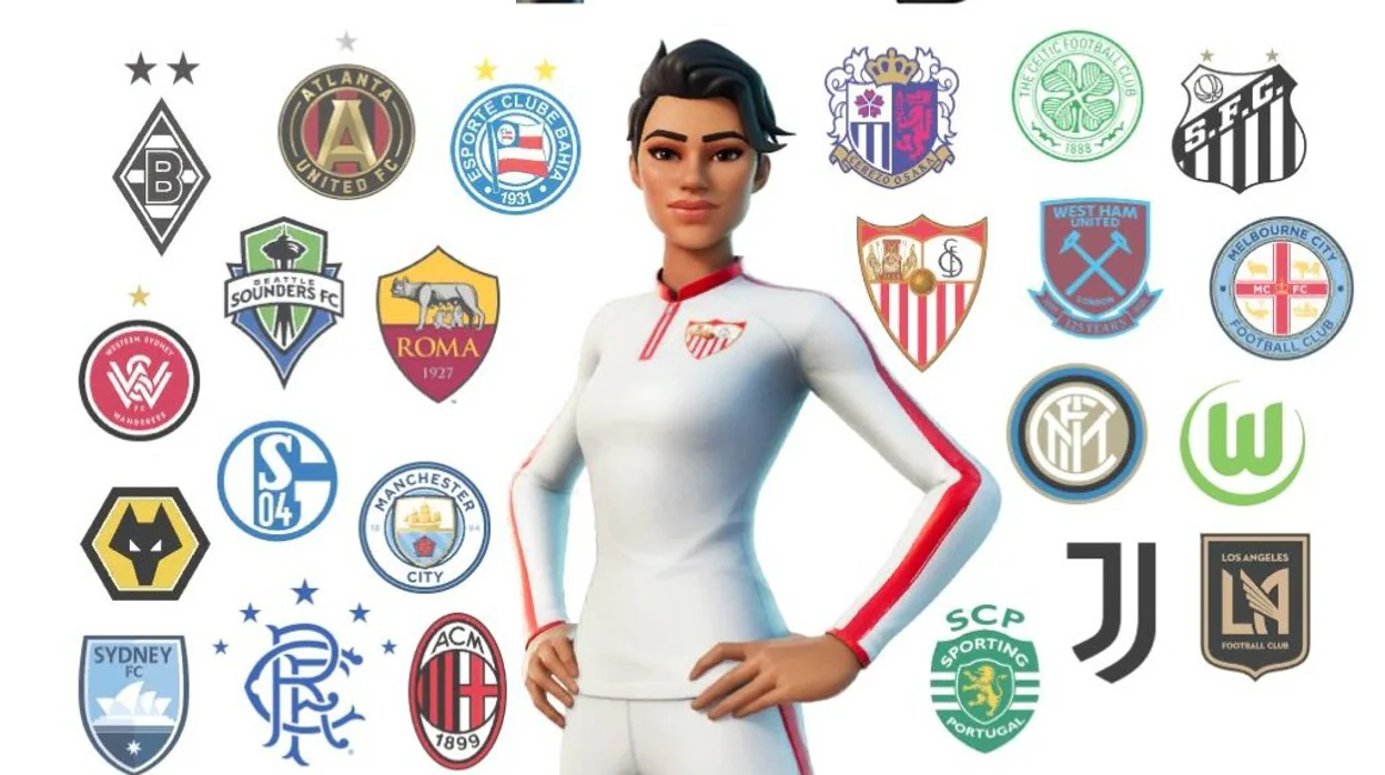 El Sevilla FC, único equipo español presente en Fortnite