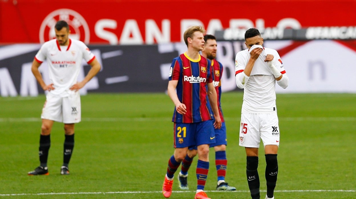 Jordán, De Jong, Messi y En-Nesyri, en el Sevilla-Barça de LaLiga