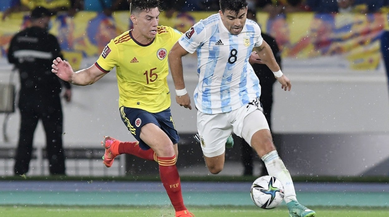 Acuña, en el último partido jugado con Argentina