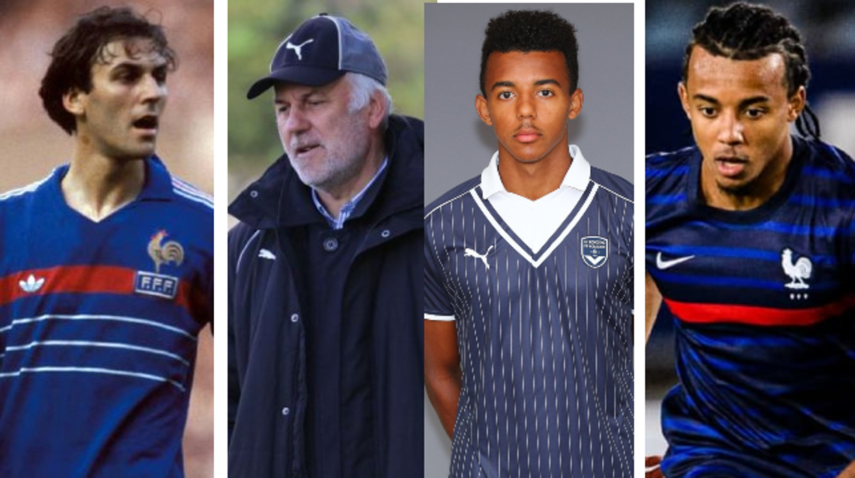 Battiston y Koundé, en distintas etapas