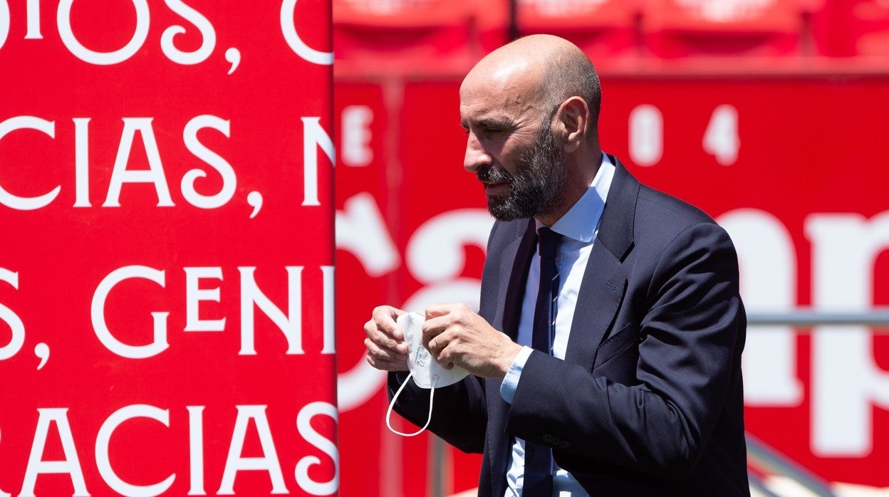 Monchi, en un acto del Sevilla