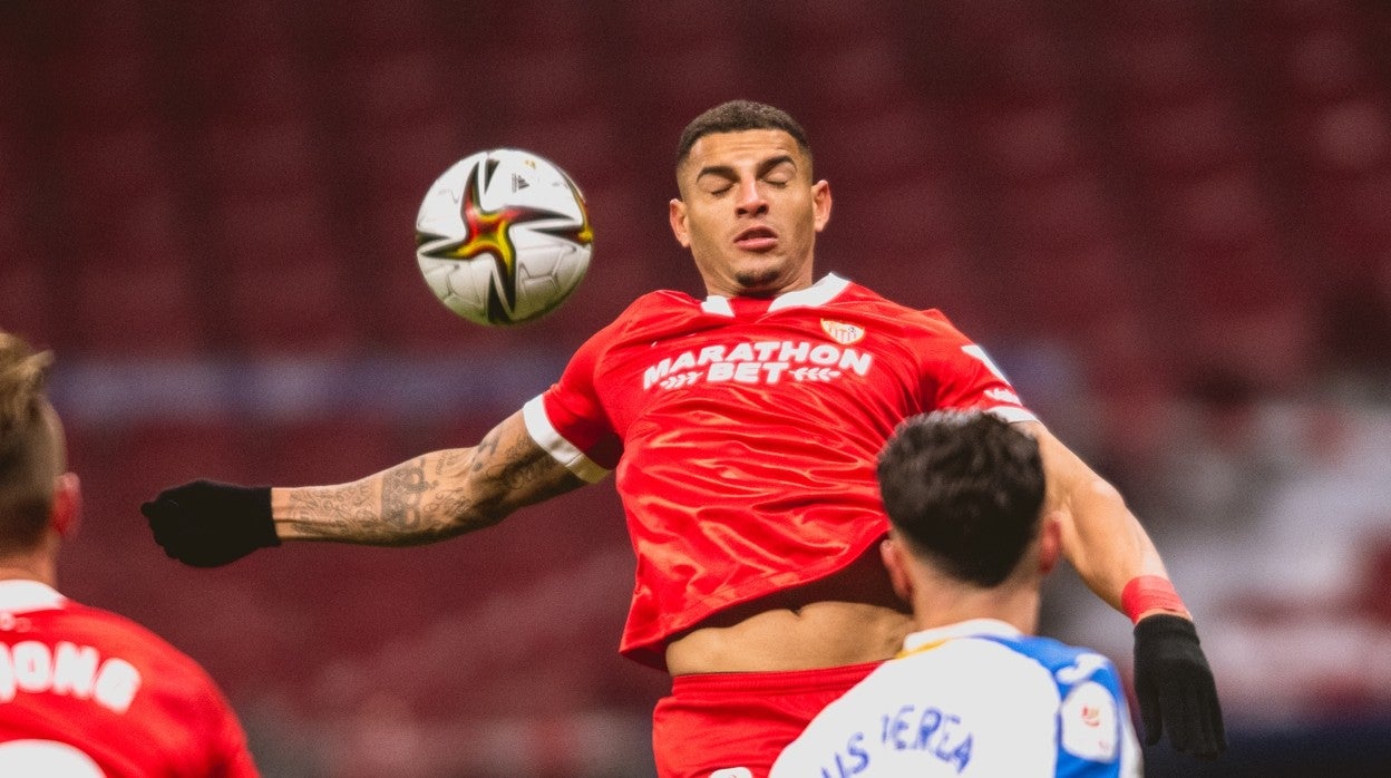 Diego Carlos, en un partido con el Sevilla FC ante el Leganés