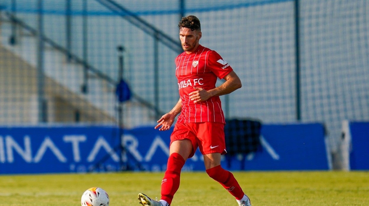 Sergi Gómez, en el partido ante el Coventry