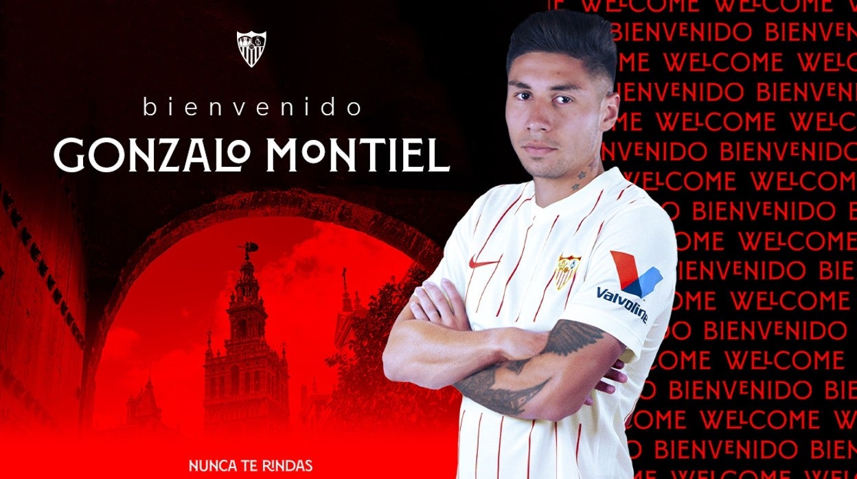 Oficial: Montiel se convierte en jugador del Sevilla FC hasta junio de 2026