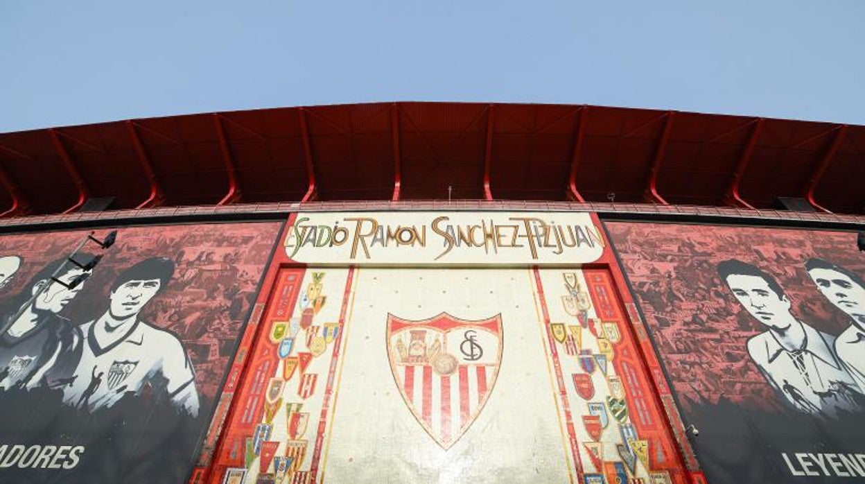 Vista del mosaico del Ramón Sánchez-Pizjuán