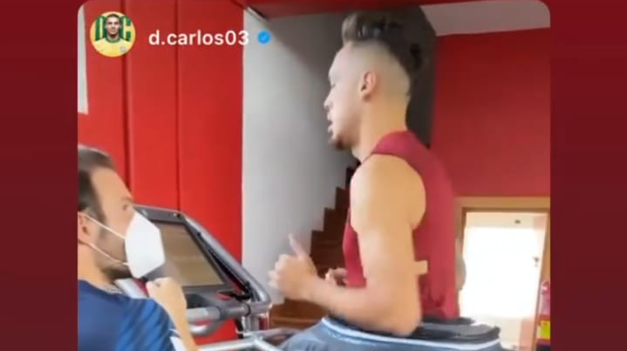 Ocampos trabaja en su recuperación