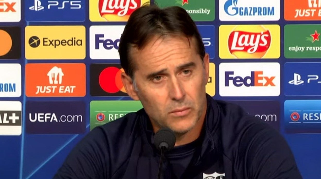 Lopetegui, en sala de prensa