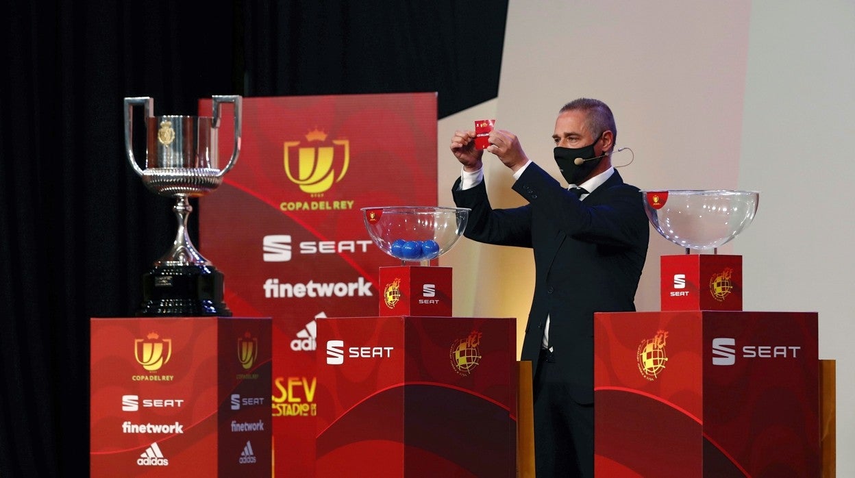 Imagen de un sorteo de la Copa del Rey pasado