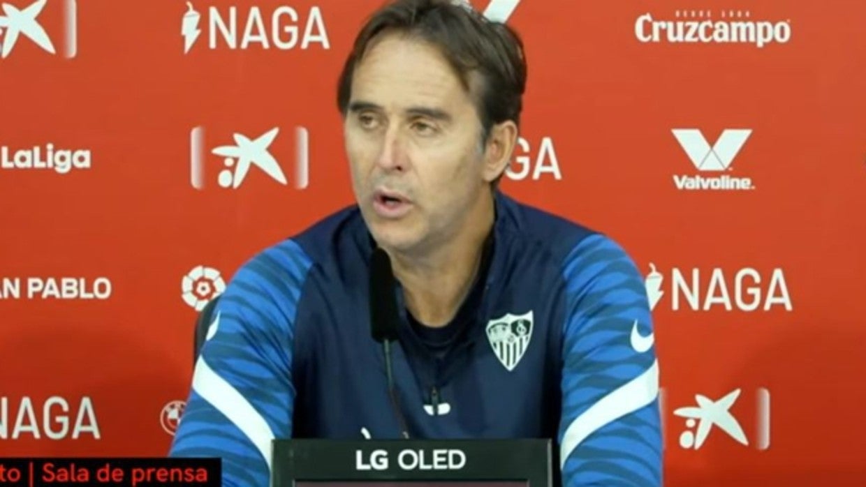 Lopetegui, en sala de prensa este mediodía