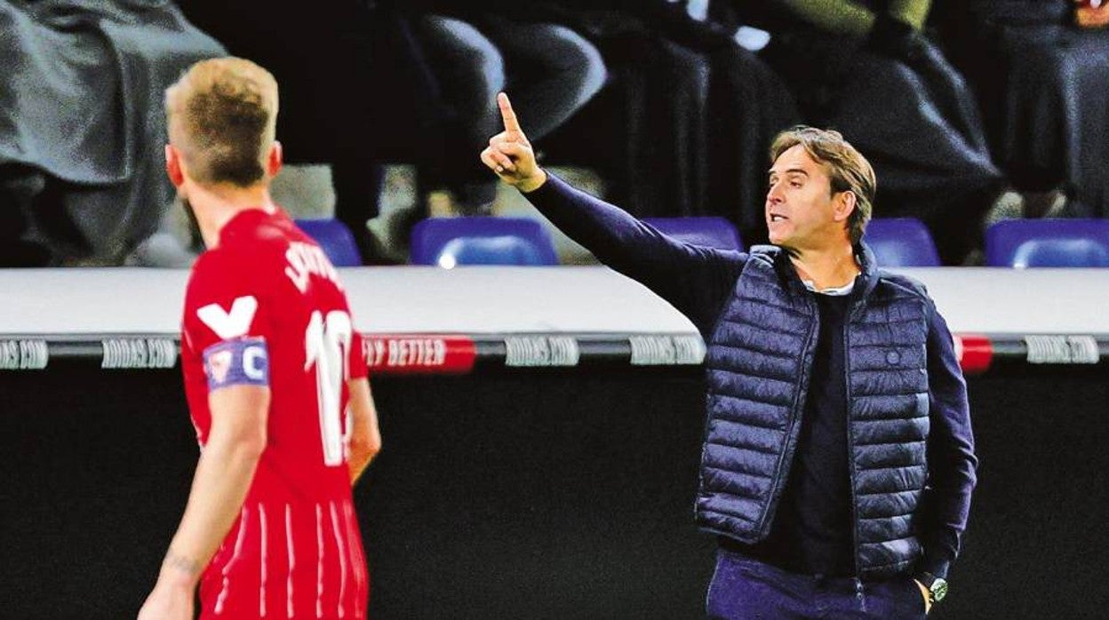 Lopetegui da instrucciones ante Rakitic